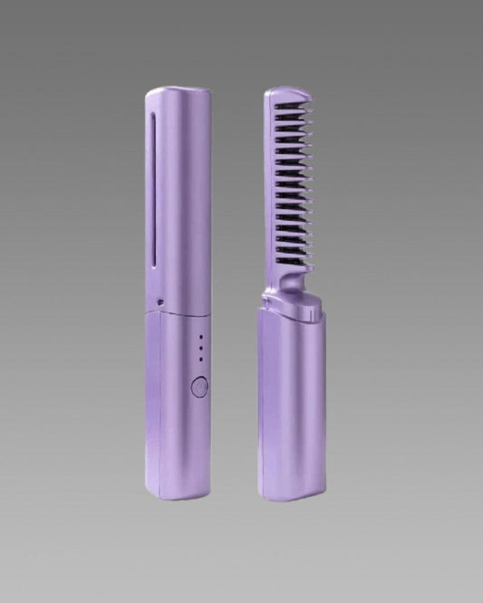 Portable Mini Hair Straightener – Cordless & Rechargeable
