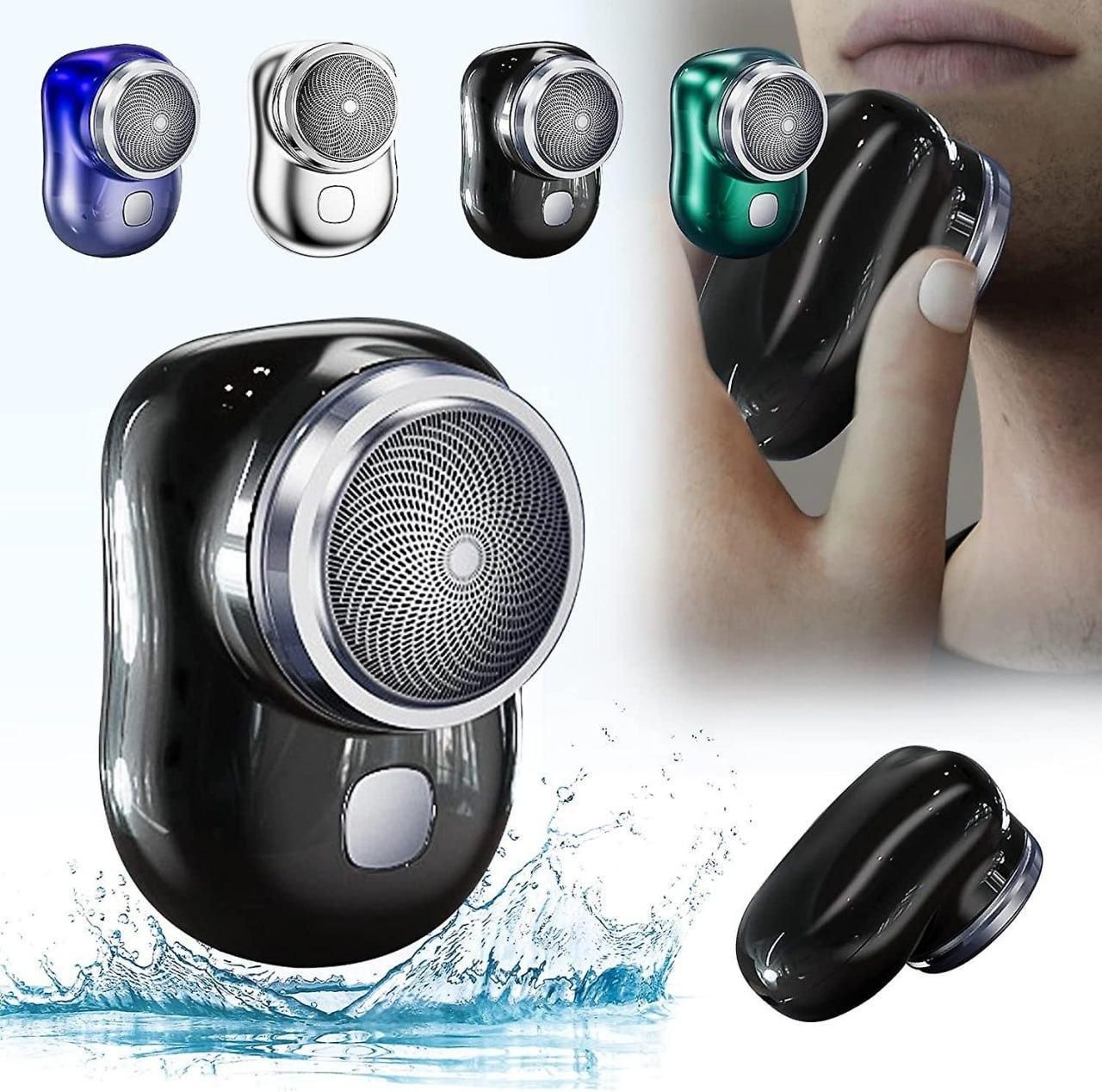 Mini Electric Shaver for Men – Portable Steel Blade Razor, Compact Travel-Friendly Grooming Tool