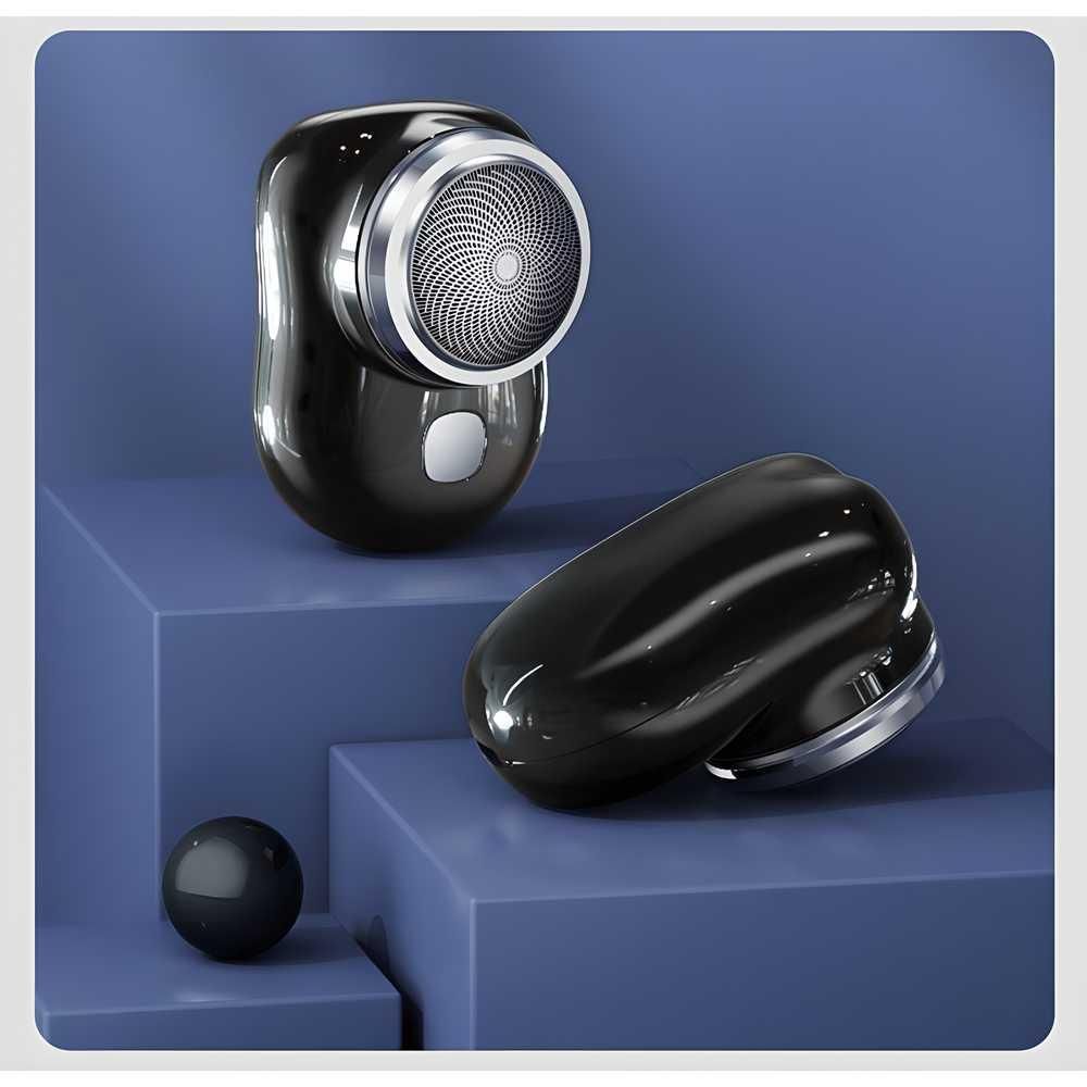 Mini Electric Shaver for Men – Portable Steel Blade Razor, Compact Travel-Friendly Grooming Tool