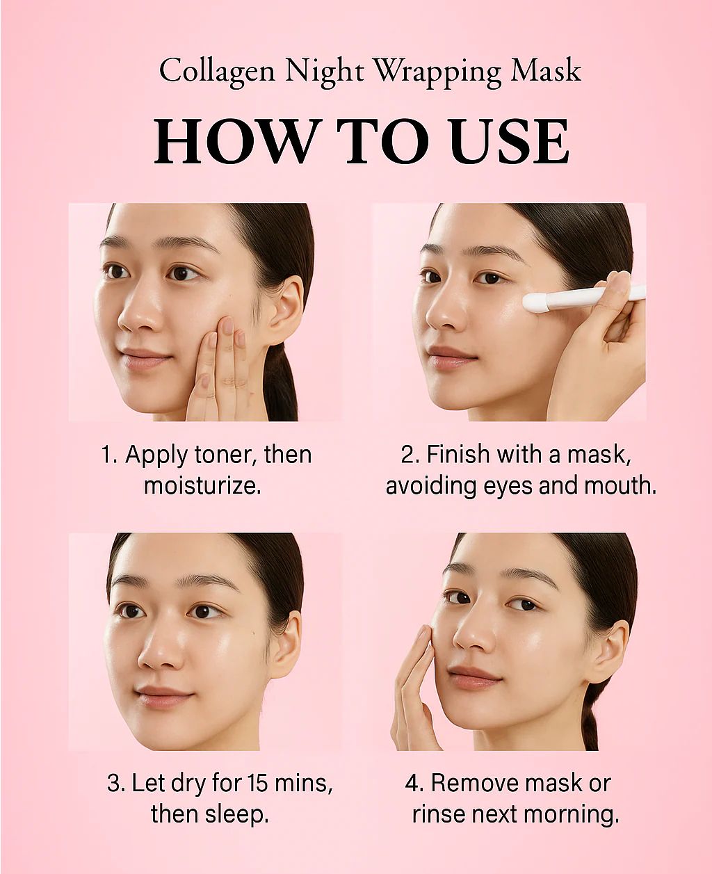 Collagen Night Wrapping Peel Off Mask Pack of 2